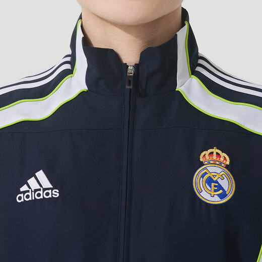 阿迪达斯 （adidas）外套男装 25夏季新款运动服户外出行潮流时尚休闲服健身训练夹克 JF2575/皇马 S