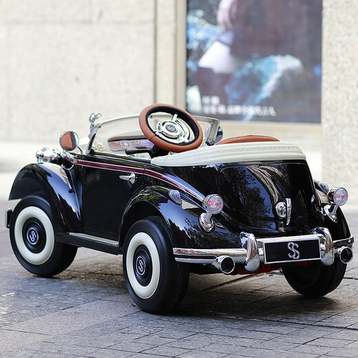 Samat Children's Elektrofahrzeug Allrad-Offroad-Fahrzeug Allradantrieb mit Fernbedienungsauto für Erwachsene Spielzeugauto-Zwei-Personen-Schatz Beige