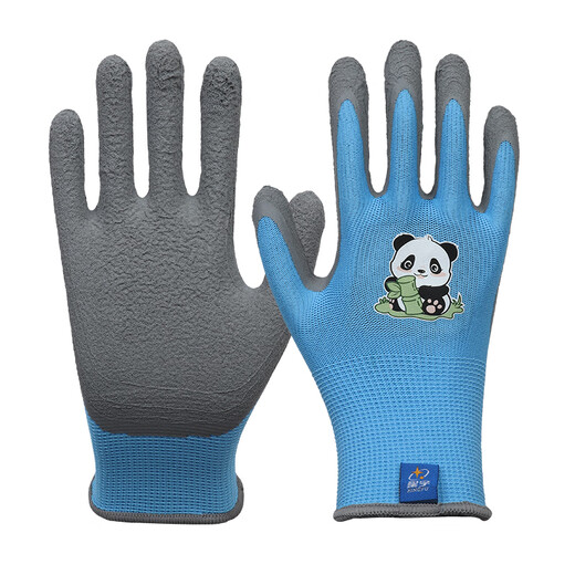 Xingyu (XINGYU) Children's Gloves Gardening Sea-Bitting Pet Anti-Bit Gloves Hamster Housework Planting Protective Labor Rubber Blue Children