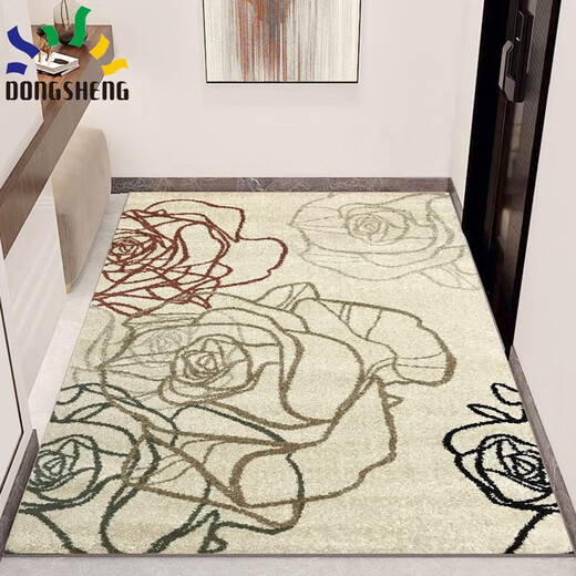 Carpet d'entrée Porte d'entrée de porte salon salon Luxe Luxury Entrance Poot Porte porte Porte de porte de sol de sol Cutable Mickey 4882 -J 1 Piece 120x170cm