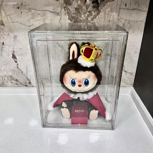 Sailoto labubu display box enamel labubu display box king labubu blind box storage box pendant transparent dustproof extra large labubu storage box