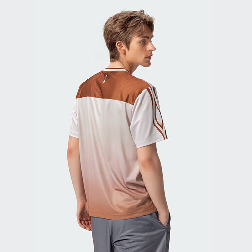 Kawasaki (KAWASAKI) badminton suit Feitian series men and women short-sleeved T-shirt competition tennis fitness training sports top men's T-shirt jade blue K2C02-C1017 L