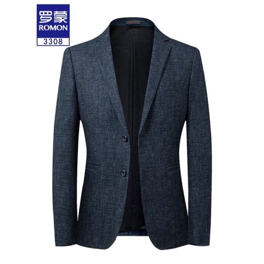 Romon (Romon) Anzug Jacke Herren-Top-Single-Stück koreanischer Stil Slim Casual Anzug Herbst Business Herren Strick Single West Top Blue 6625 185/2xl [Empfohlen 150-165jin [Jin ist gleich 0,5 kg]]