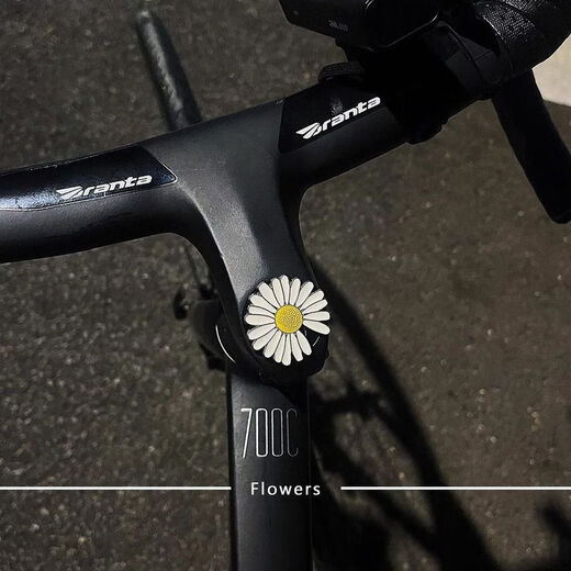 
Yayle bicycle sticker paint printing color change mountain bike road frame personality DIY collage decoration waterproof car sticker small daisy patch 1 piece