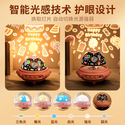 奕思瑞儿童发光玩具星空投影灯儿童毕业礼3-6岁生日礼物7-14岁可连蓝牙