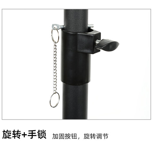 Aiyuan speaker bracket floor-standing tripod, professional stage performance surround sound bracket, lifting tray metal tripod, KTV card package floor-standing target box bracket 60-120cm retractable