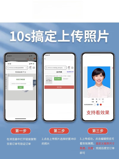 山头林村相框证件照片打印冲印冲洗1寸小2寸换底色小2大一寸高清驾驶证签证照 1寸红白蓝各12张+2寸红白蓝各6张