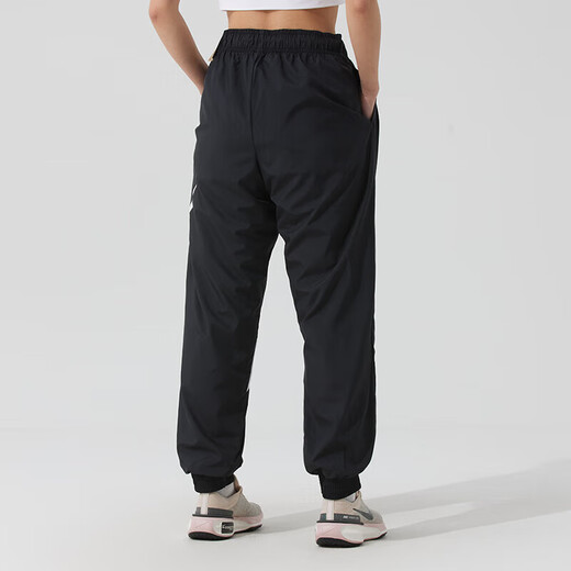 
Nike (NIKE) women's big hook woven black and white sports suit 2025 summer quick-drying fitness training suit fashion casual clothes black and white hooded jacket jacket + trousers/two-piece set S