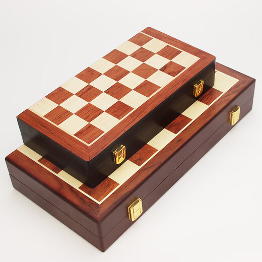 
Export folding metal chess smart chess box chess pieces magnetic chess metal gold 6630/39*39cm*3.5 (Wang Gao 7.6cm)