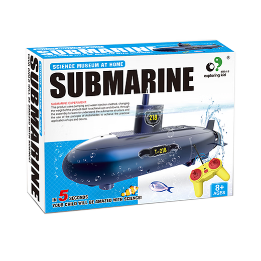 Explore the DIY assembly of remote-controlled submarine junior high school students' physical buoyancy pressure experiment children's science and education experiment toys Submarine experiment