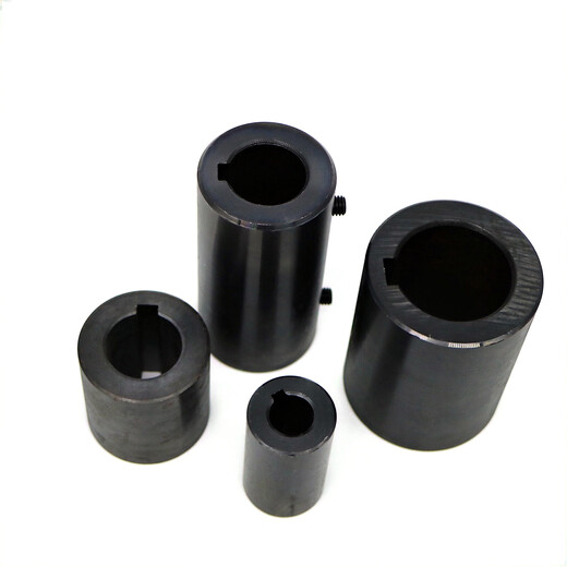 三栖虎现货平单键槽连接套  电机油泵联轴器 孔15689 20258 30258 42 10孔 键槽宽4 外径25长度35 2个