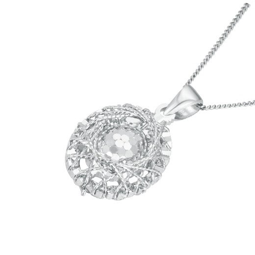 CHINA GOLD PT950 brushed pigeon egg pendant platinum pendant as a birthday gift for your girlfriend and wife, weighing about 2.2g