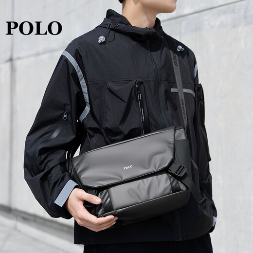Polo New Shoulder Bag Tendencia funcional para hombres Bolso cruzado de cuerpo Crossbody Juvenil Traje de trabajo de hombro