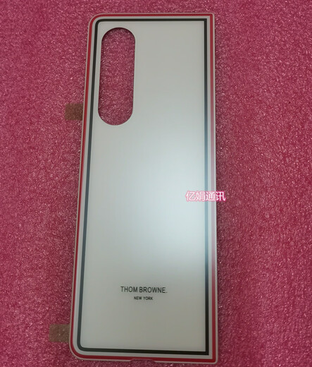 N is suitable for Samsung Fold 3 4 F9260 w22 w23 original glass back cover TB limited edition back case battery cover fold3 limited edition back cover with lens cover deputy factory