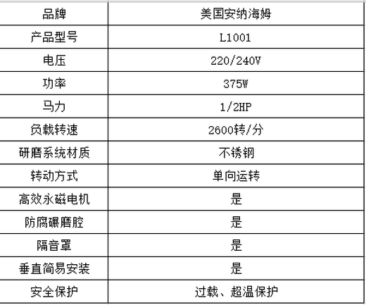 Ji Litian imported from the United States Anaheim kitchen food waste disposer L1001 household crushing silent wireless switch high-power household garbage disposer S2600