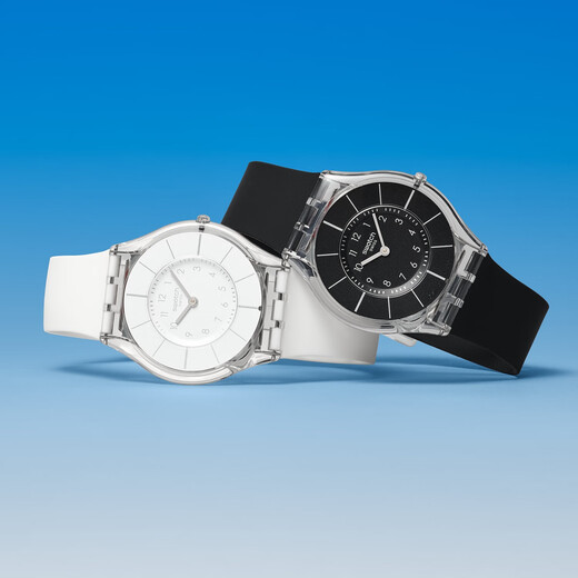 Swatch Swiss Watch Cicada Wing White 2.0 Ultra-Thin New Year Gift Fashion Quartz Watch for Men and Women SS08K102-S14