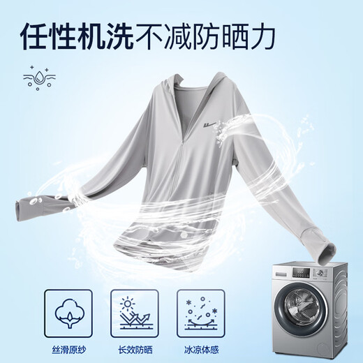 Pull back sun protection clothing for men, outdoor anti-UV fishing clothing, ultra-thin ice silk quick-drying skin clothing jacket for men