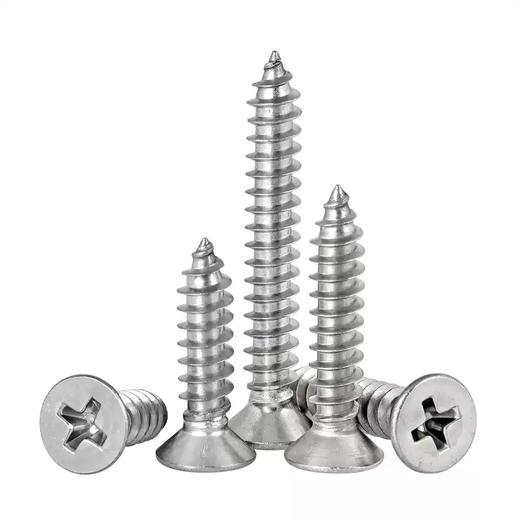 Tianli 304 stainless steel self-tapping screws cross countersunk head flat head screws extended KA wood screws M3*10 (200 pieces)