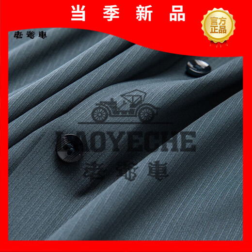 Voiture classique (Laoyche) 2025 Robe de mariée officielle du père haut de gamme Chemise à manches de longueur de père.