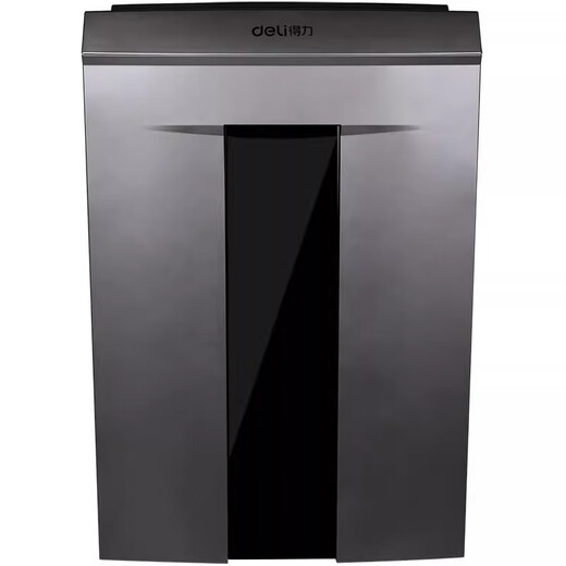 Deli 9905 Papier Shredder Office Speziales Gewerbedokument Crusher Paper Großes Elektromapier Shredder 10 Blätter 60 Minuten Deli 9905 Papier Shredder-Schwarz Grau