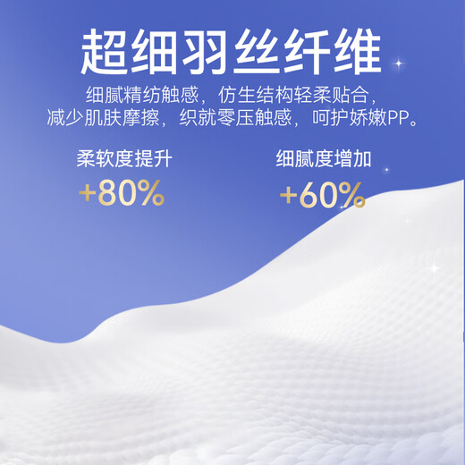 轻迹小羽宙超薄透气拉拉裤男女宝宝尿不湿全包臀婴儿学步裤 试用装拉拉裤XL码5片