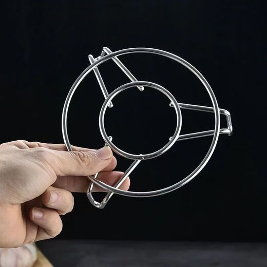 Leishton 304 stainless steel steaming rack household steamer food-grade steamer steaming plate rack 2.5 steaming rack diameter 10cm high 3cm