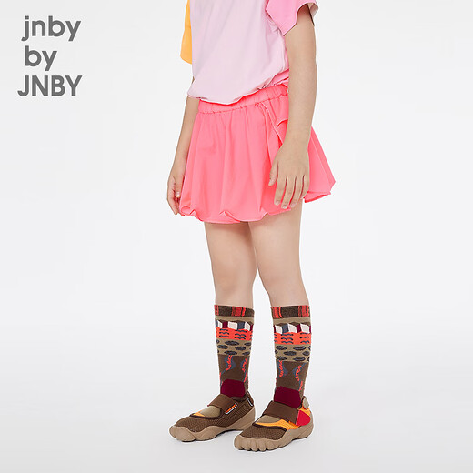 jnby by JNBY [Sports Series] New Jiangnan Buyi Children's Wear Slim Short Skirt Pants 25 Summer Girls 1P4E12160 679/Fluorescent Powder 140 cm