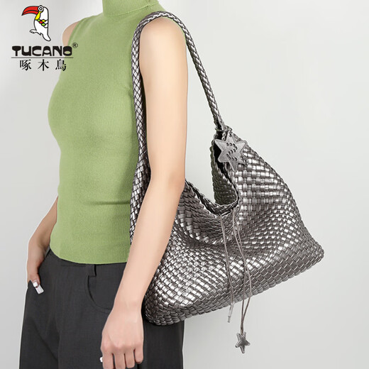 Bolsa de carpintería (Tucano) Bag Women's 2025 Tote Bolsa grande Bolsa Tocada Bolsa para mujeres Gran capacidad Feel de alta gama Bolsa de hombro de mano