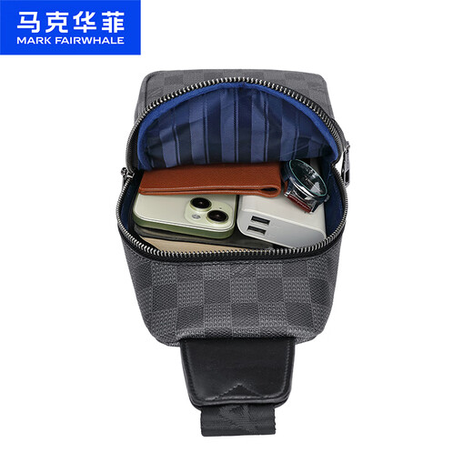 Mark Huafei Sac à bandoulière masculin, sac de mamas à la mode à la mode, sac de téléphone portable pour hommes, sac à bandoulière, cadeau de la Saint-Valentin chinois pour le petit ami