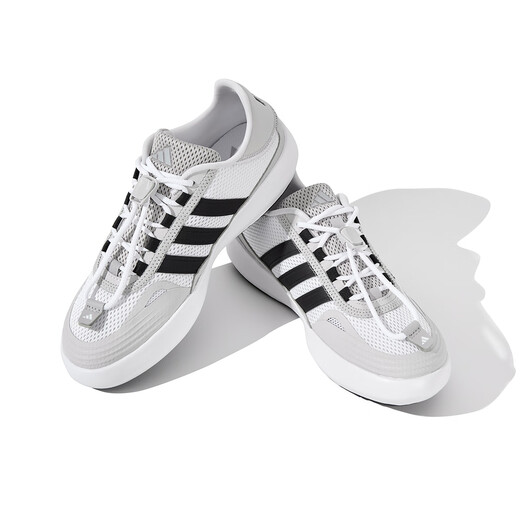 
Adidas (adidas) Adidas breeze men's shoes women's shoes wading shoes lightweight breathable casual running shoes JP6630/white/number one black/light gray 39
