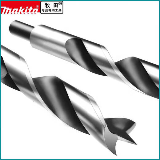 Makita (MAKITA) Japanese Makita three-point drill multi-functional woodworking drilling twist drill high-speed steel rotor set Makita 5+6+7+8+9+106 pieces, free storage