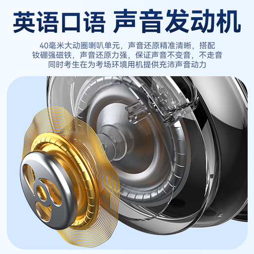 Wise Nation 700W Teachers and Students Choice Headphones Headphones for English e-Listening and Listening Tests for Middle and High Special Listening and Speaking Earphones Recording Oral Learning with Microphone USB Interface Student School