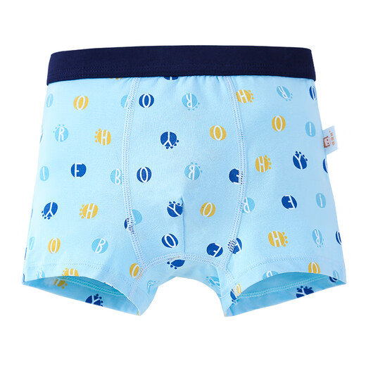 Hengyuanxiang children's cotton underwear boys' printed medium and large children's boxer briefs summer thin cartoon boys' all-season triangle shorts free deer 3 pairs 170 height 160-169 weight 90-100Jin Jin is equal to 0.5 kg