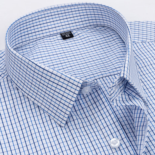 Camisa Lilang Camisa de algodón a rayas de algodón para hombres sin hierro 2025 Camisa de alta gama de algodón de manga larga de primavera y otoño.