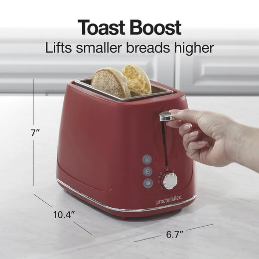 PROCTOR SILEX 7-stage toaster with automatic shut-off and removable crumb tray