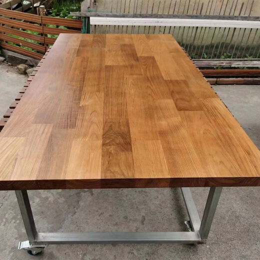 Yusenyi log board myanmar teak с твердым деревом обеденный стол
