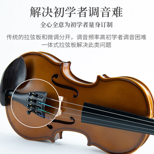 
Taitse S260 Grade Exam Violin Solid Wood Beginner Handmade Children Adult Performance Violin Introductory Practice for Practicing 4/4 Matte Height 155220cm