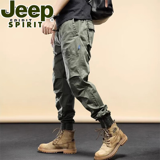Jeep (Jeep) рабочие штаны весна и летние спортивные спортивные брюки на открытом воздухе.