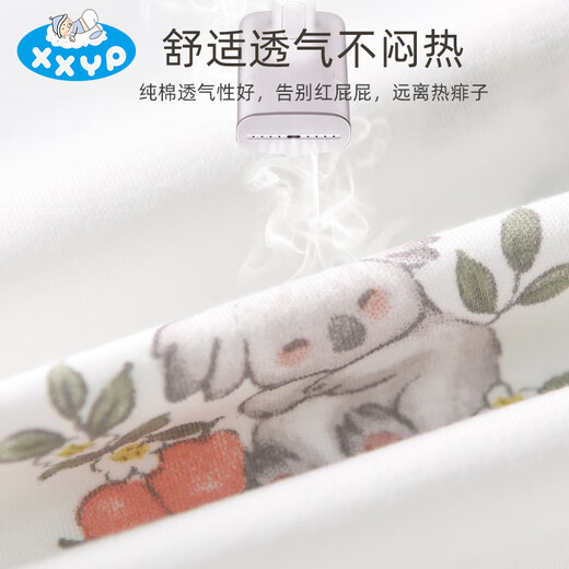 嘘嘘优品尿布婴儿可洗纯棉纱布新生儿尿介子舒适透气四季通用宝宝全棉夏季 40*60cm(1-5岁)卡通 5条装
