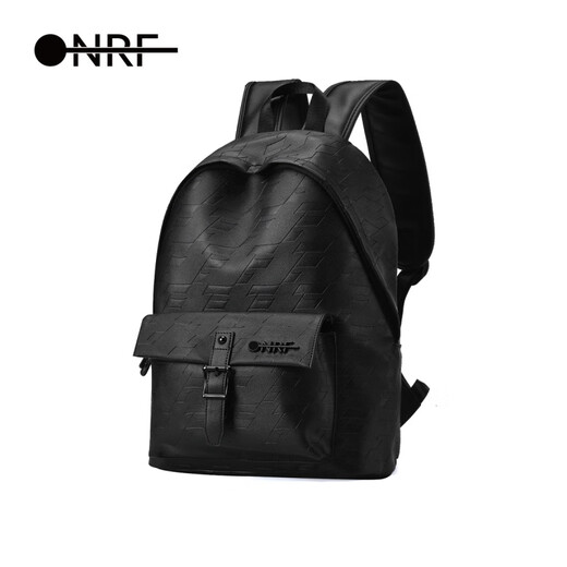 
ONRF backpack for men large capacity fashionable versatile schoolbag new style backpack for women travel casual computer bag leather black F1049