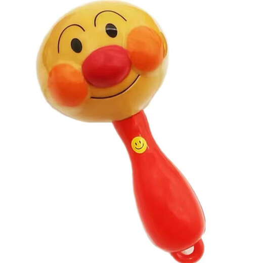 MiNong hand-held Anpanman newborn baby hand bell Anpanman sand hammer comfort toy 0-6 months one