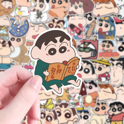 LNGA LANDGRE Capibala/line puppy hand-painted stickers cartoon cute capybara hand account DIY self-adhesive children's decorative small pattern Guka self-adhesive stickers mobile water cup decorative stickers Crayon Shin-chan 100 stickers 3-5cm
