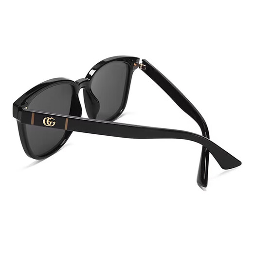 Gucci (Gucci) Солнцезащитные очки для женщин роскошные солнцезащитные очки для парня вождения путешествия практические солнцезащитные бокалы подарки на день рождения подарки GG0637SK-001 [Гонконгская доставка прямой почтовой почты]