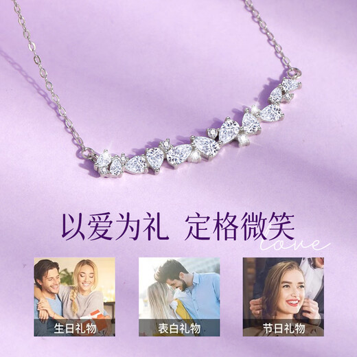 Manhe S999 Pure Silver Wisteria Flower Necklace for Women 2025 New Pendant Jewelry Wife Birthday Gift for Girlfriend