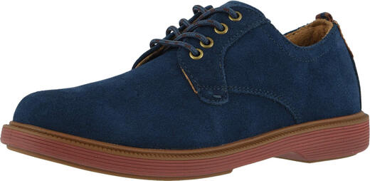 Florsheim Boys, Supacush Flat Toe Oxford Shoes - Little and Big Kids, Navy Navy 4 Big Kid
