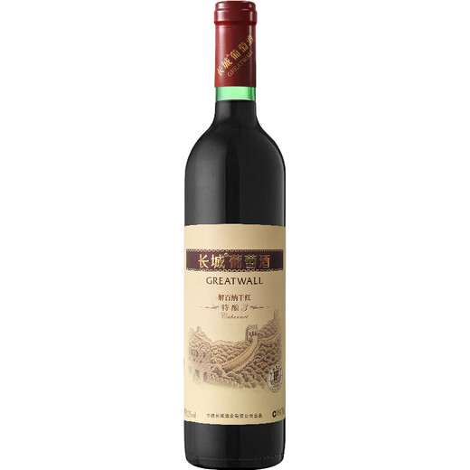 长城 特酿3解百纳干红葡萄酒 750ml 单瓶装 