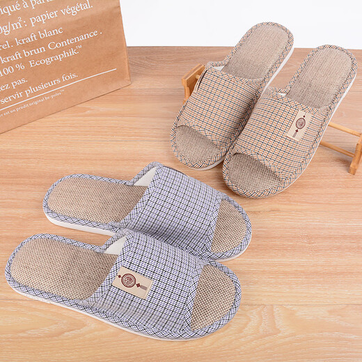 Sandalias de verano de lino de tamaño grande de Xuanmulin Four Seasons Four Seasons 47 HOMBRES HOMPRESOS ANTIA Y AUTOL ANTRADO ALGODO Y LINEN 6630 MARRÓN 35-36 36-37 APTITA PARA PESTORES DE TIZ