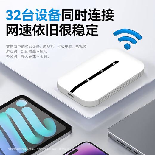 Bei Caijie 2025 new smart wireless wifi6 mobile wifi portable 5G unlimited pure traffic Internet card portable car home power bank router full Netcom 5G high-speed version - 5999% speed increase