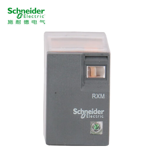 Schneider Electrical Intermediate Relay 24V RXM8 Pin 2 Opening and 2 Closed DC24V 5A with LED Indicator RXM2LB2BD