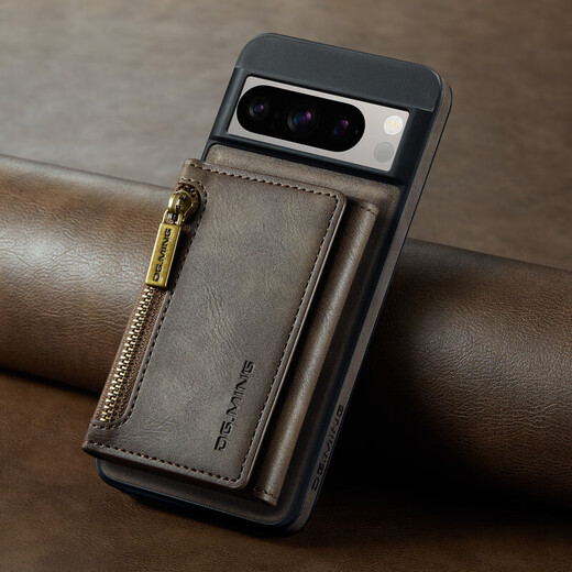 Convient pour Google Google Pixel8 Portefeuille Magnétique Case de téléphone Pixel8pro Anti-Fall Couvercle complet Case de protection M5 Série [Black] Google Pixel8